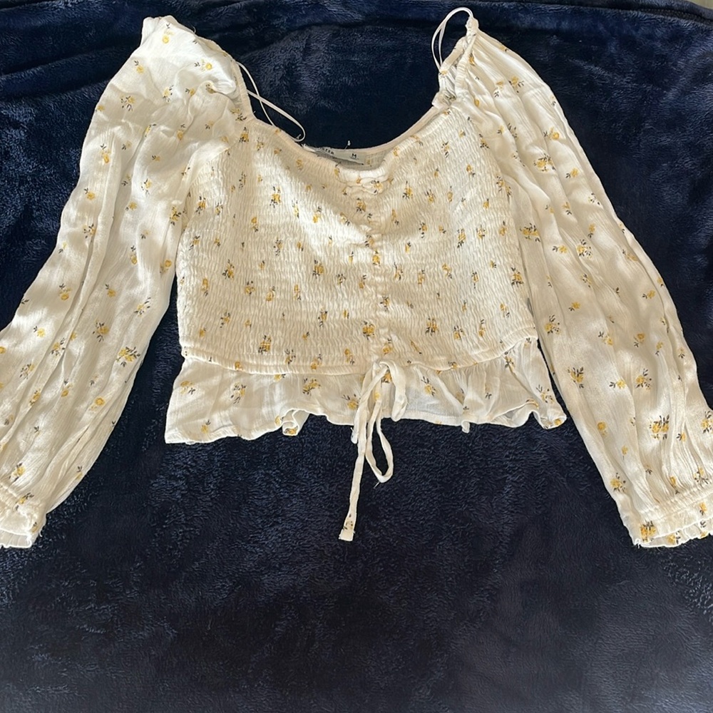 Hollister long sleeve crop size M